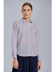 KOŠILE GANT D1. REG GEOMETRIC SHIRT bílá 34