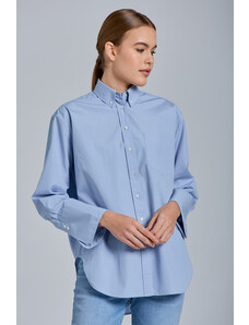 KOŠILE GANT D1. RELAXED WIDE CUFF SHIRT modrá 36