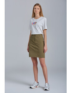 SUKNĚ GANT SLIM CLASSIC CHINO SKIRT zelená 36