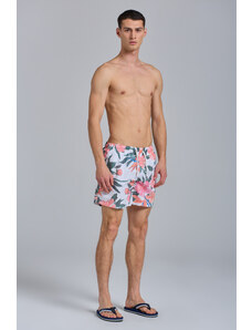 PLAVKY GANT CF TROPICAL PRINT SWIM SHORTS bílá L