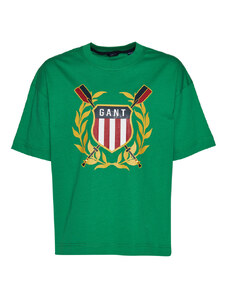 TRIČKO GANT D1. GANT ROWING SHIELD SS T-SHIRT zelená 170