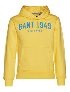 MIKINA GANT D2. GANT 1949 SS HOODIE žlutá 122/128