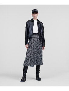 SUKNĚ KARL LAGERFELD K PRINT PLEATED SKIRT