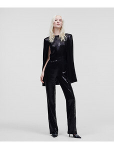 OVERAL KARL LAGERFELD SEQUIN CAPE JUMPSUIT