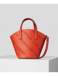 KABELKA KARL LAGERFELD K/PUNCHED LOGO SMALL TOTE