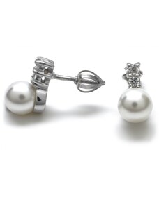 Aranys Stříbrné náušnice s perlou