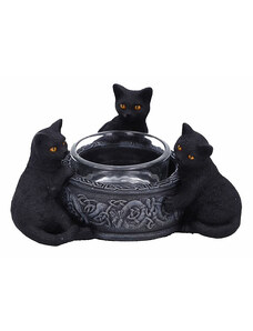 Nefertitis Svícen Trio černých koček - cca 10 cm, 150 g