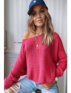 AW_SK Růžový dámský svetr