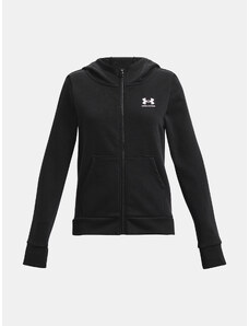 Mikina Under Armour Rival Fleece LU FZ Hoodie-BLK