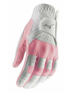 Mizuno W rukavice Stretch One Size LH - bílo růžová