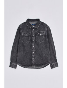 KOŠILE GANT D2. OVERSIZED DENIM SHIRT černá 122/128