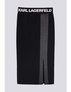 SUKNĚ KARL LAGERFELD LIGHTWEIGHT FINE KNIT SKIRT