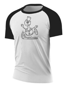 Suspect Animal Chlapecké funkční tričko DIXIE raglán krátký rukáv Bamboo Ultra CLASSIC - Černá/bílá / 130