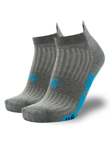 Nízké sportovní ponožky COLLM BELLA šedo modré
