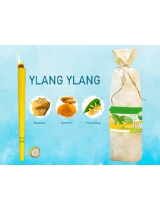 Hoxi Tělové svíce s Ylang Ylang v plátěném pytlíku 10 ks