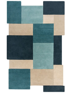 Flair Rugs koberce Kusový koberec Abstract Collage Teal - 120x180 cm