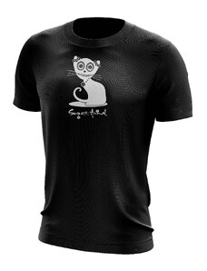Suspect Animal Chlapecké funkční tričko MUERTA krátký rukáv Bamboo Ultra CLASSIC - Černá/bílá / 140