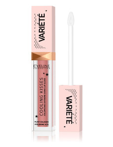 Eveline cosmetics VARIÉTÉ COOLING KISSES Hydratační lesk na rty s chladivým účinkem 6,8 ml