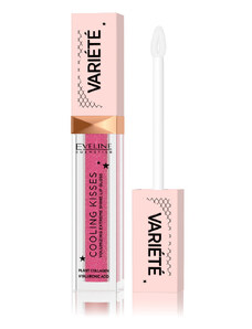 Eveline cosmetics VARIÉTÉ COOLING KISSES Hydratační lesk na rty s chladivým účinkem 6,8 ml