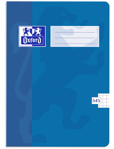 Školní sešit Oxford A5 "545" čtverečkovaný, 40 listů, modrý