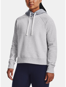 Under Armour Mikina Rival Fleece CB Hoodie-GRY - Dámské