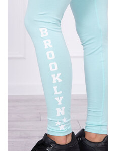 K-Fashion Legíny kalhoty Brooklyn mint