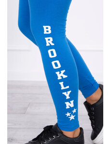 K-Fashion Chrpové legíny Brooklyn kalhoty