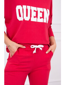 K-Fashion Tištěná sada Queen raspberry