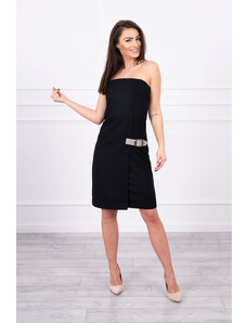 K-Fashion Šaty bez ramínek černé