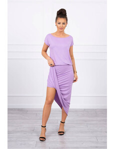 Kesi Asymetrické šaty fialové barvy
