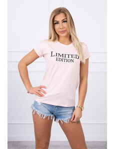 K-Fashion Limitovaná edice halenky pudrově růžová+černá