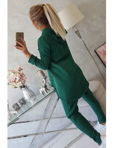 K-Fashion Sada kalhot Baggy tmavě zelená
