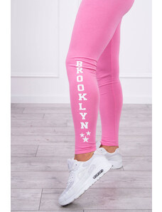 K-Fashion Brooklyn legíny kalhoty světle růžové
