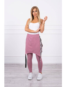 Kesi Kalhoty/oblek se selfie nápisy tmavě růžové