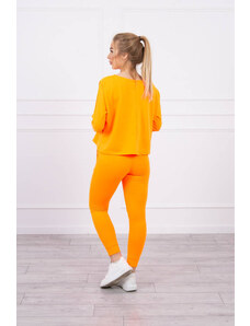 K-Fashion Sada s oranžovým neonovým potiskem Queen