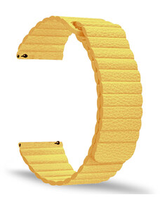 4wrist Provlékací řemínek pro klasické hodinky - Yellow 22 mm