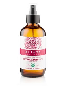 Růžová voda Bio z růže stolisté (Rosa Centifolia) Alteya Organics 240 ml sklo