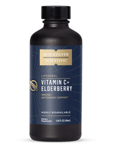 Quicksilver Scientific Vitamin C+ Elderberry 100 ml, tekutina