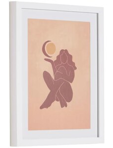 Obraz Kave Home Zinerva s motivem ženy 40 x 30 cm