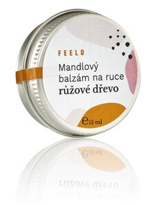 Feelo Mandlový balzám na ruce - RŮŽOVÉ DŘEVO - 20 ml