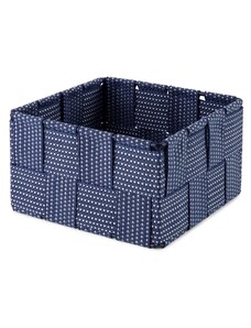 Úložný organizér do zásuvky Compactor Toronto - košík S, 12 x 12 x 7 cm, modro-šedý