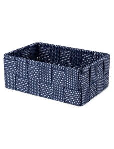 Úložný organizér do zásuvky Compactor Toronto - košík M, 18 x 12 x 7 cm, modro-šedý