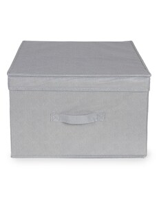 Skládací úložná krabice - karton box Compactor Wos 40 x 50 x v.25 cm, šedá