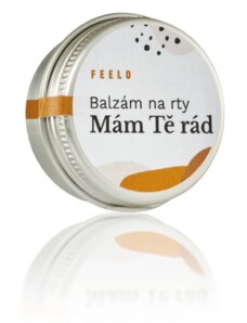 Feelo Balzám na rty - Kakao a mandle - nápis Mám Tě rád - 15 ml