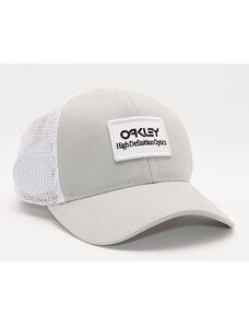 Kšiltovka Oakley B1B HDO PATCH TRUCKER Stone Grey / White