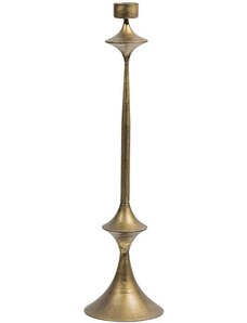 Hoorns Mosazný kovový svícen Fuze 74 cm