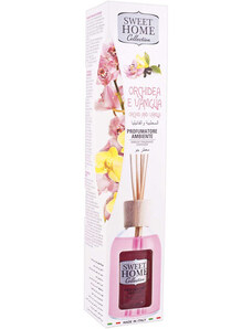 SUAREZ Company Sweet Home – aroma difuzér s tyčinkami Orchidea e Vaniglia (Orchidej a vanilka)