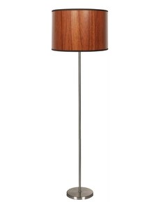 Candellux Stojací lampa TIMBER 1xE27/60W/230V hnědá/matný chrom CA0670