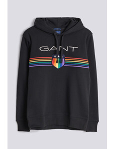 MIKINA GANT D.1 GANT PRIDE SWEAT HOODIE černá S