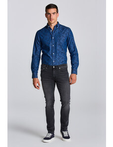 DŽÍNY GANT D1. MAXEN GANT RETRO SHIELD JEANS černá 36/32